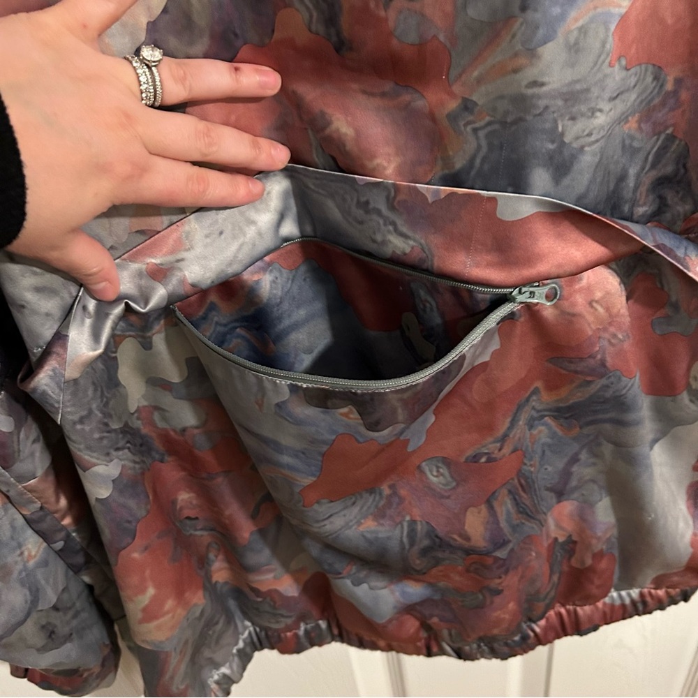 Adidas Oversized Marble Pullover Windbreaker M - image 7